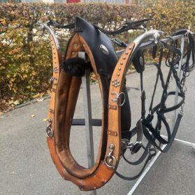 Collier grison fermé, 55 cm
