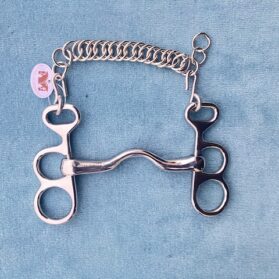 Mors de poste passe-langue, Poney, 11,5 cm
